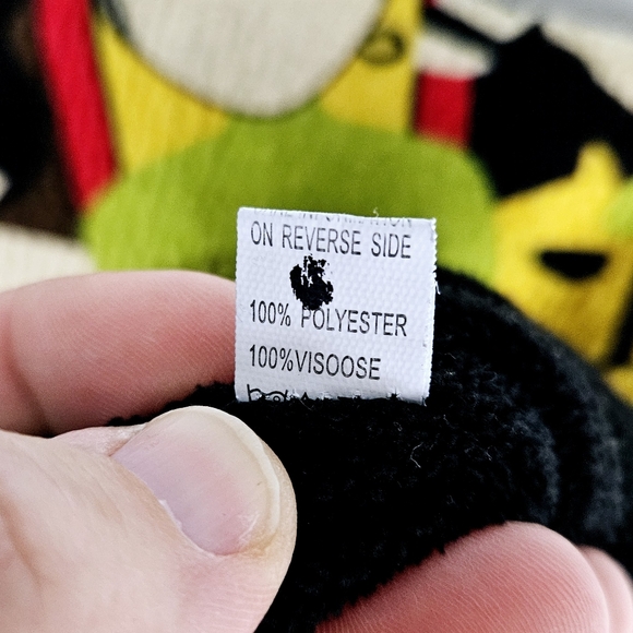 Mosaic portrait print crewneck pullover long sleeve fleece lined sweatshirt - Picture 7 of 7